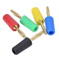 thumbnail image 4 of 5Pcs Speaker Banana Plug Kit Gold Plated Copper Quick Connect Banana Connector For Connection 10002, 4 of 8