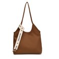 thumbnail image 1 of Bolso plisado de gran capacidad de moda para mujer, nuevo bolso de hombro versátil 2025, bolso de cubo de viaje sencillo con textura de alta calidad, 1 of 5