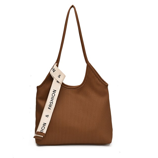 Bolso plisado de gran capacidad de moda para mujer, nuevo bolso de hombro versátil 2025, bolso de cubo de viaje sencillo con textura de alta calidad