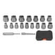thumbnail image 4 of Removedor de tornillos, extractor de tornillos de 18 piezas, herramienta de eliminación de tornillos rotos, removedor de tuercas multifuncional, 4 of 14