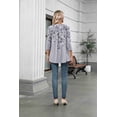 thumbnail image 4 of Zeagoo Quarter Sleeve Tops for Women Tunic Blouses V Neck Tee Shirts Tunics Blouses for Women, 4 of 6