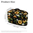 thumbnail image 6 of HELLHERO Sunflowers and Daisies Portable Iron Storage Holder with Zipper Closure Travel Iron Organizer, Case Only, 6 of 6