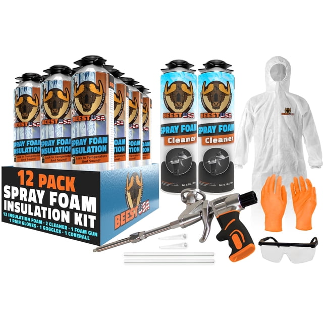 Kit de aislamiento de espuma en aerosol BEEST de celda cerrada para pared y ático