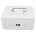 LIFKOME Personal Lock Box Safe for Valuables, White Iron Case, 1 Piece ...
