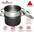 thumbnail image 2 of MAGEFESA Prisma 3.9-Quart Stainless Steel Steam Pot Set with Lid, 7.9-Inch, Induction Compatible, Dishwasher & Oven Safe to 392°F, 2 of 10