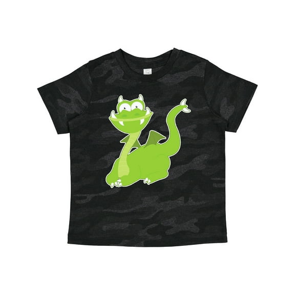 Inktastic Green Dragon Boys or Girls Toddler T-Shirt