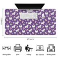 thumbnail image 5 of Long Mouse Pads for Desk,Cartoon Unicorn Rainbow Cloud Ice Cream Planet Desk Mats on Top Of Desks, Desk Mouse Pad Extra Large with 3mm Non-Slip Base and Stitched Edge for Gaming,Work,Home 47.3"x23.6", 5 of 5