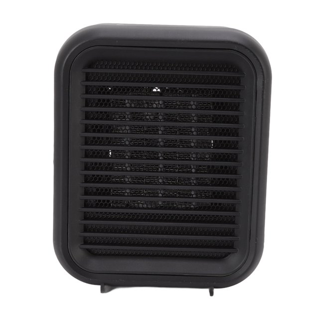 Calentador de aire negro, calentador de aire de 800 W, calentador de aire de escritorio negro, calentador de aire resistente y duradero
