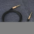 thumbnail image 4 of Línea De Audio Portátil Negro De 6,5 Mm Macho A Macho, Cable De Audio Macho A Macho Trenzado Plug And Play, Para Mezclador Para Micrófono, 4 of 7