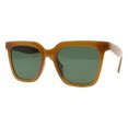 thumbnail image 2 of Unisex Fashion Sunglasses Simple Square Frame Shades UV 400 Toffee, 2 of 4