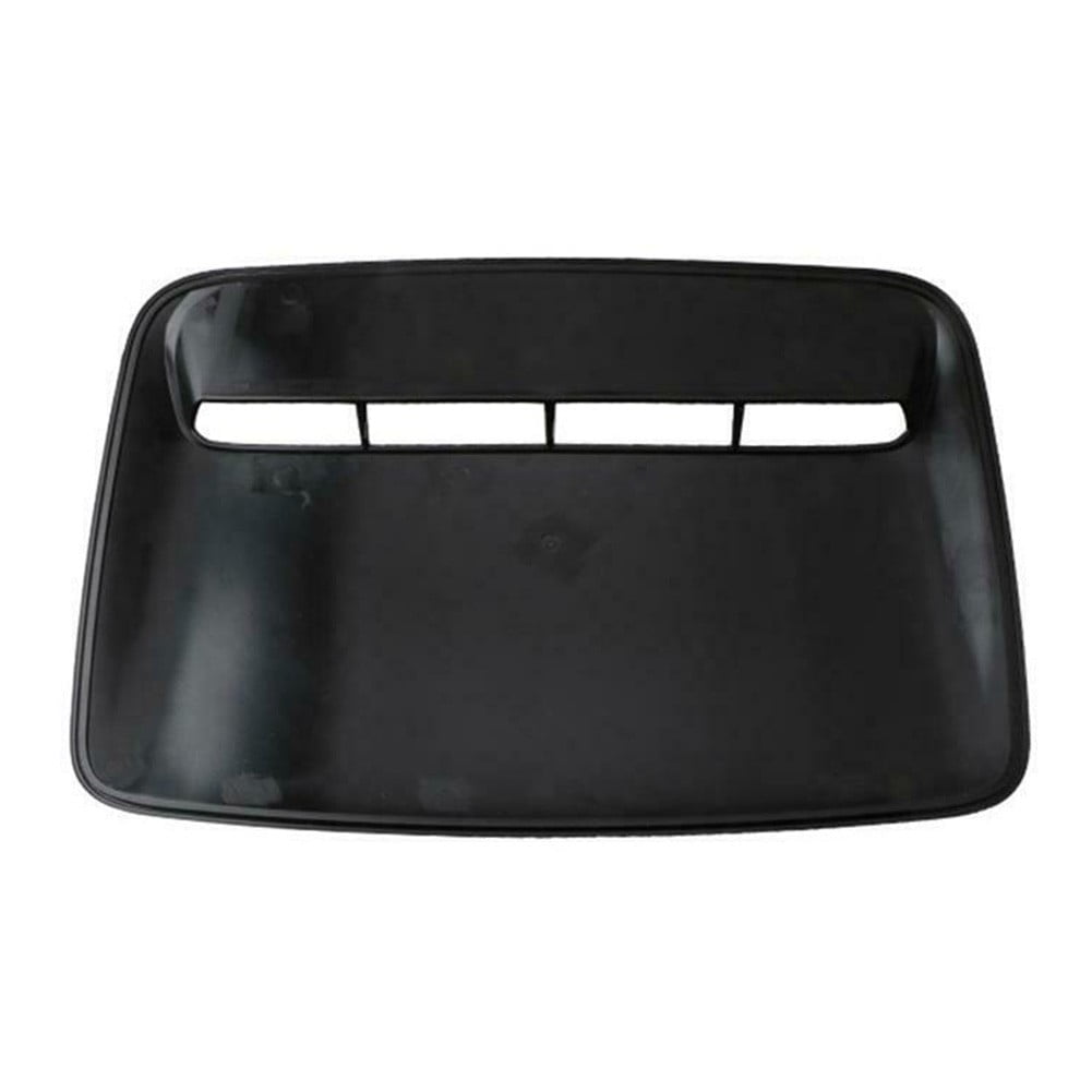 Hood Air Flow Vent Cover Scoop Accessory Air Flow Bonnet Car Center Cover Glossy Black Parts Side Universal Vent