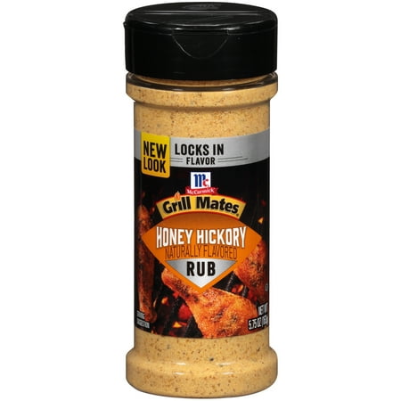 Hickory Honey - McCormick Grill Mates Honey Hickory Rub, 5.75 oz