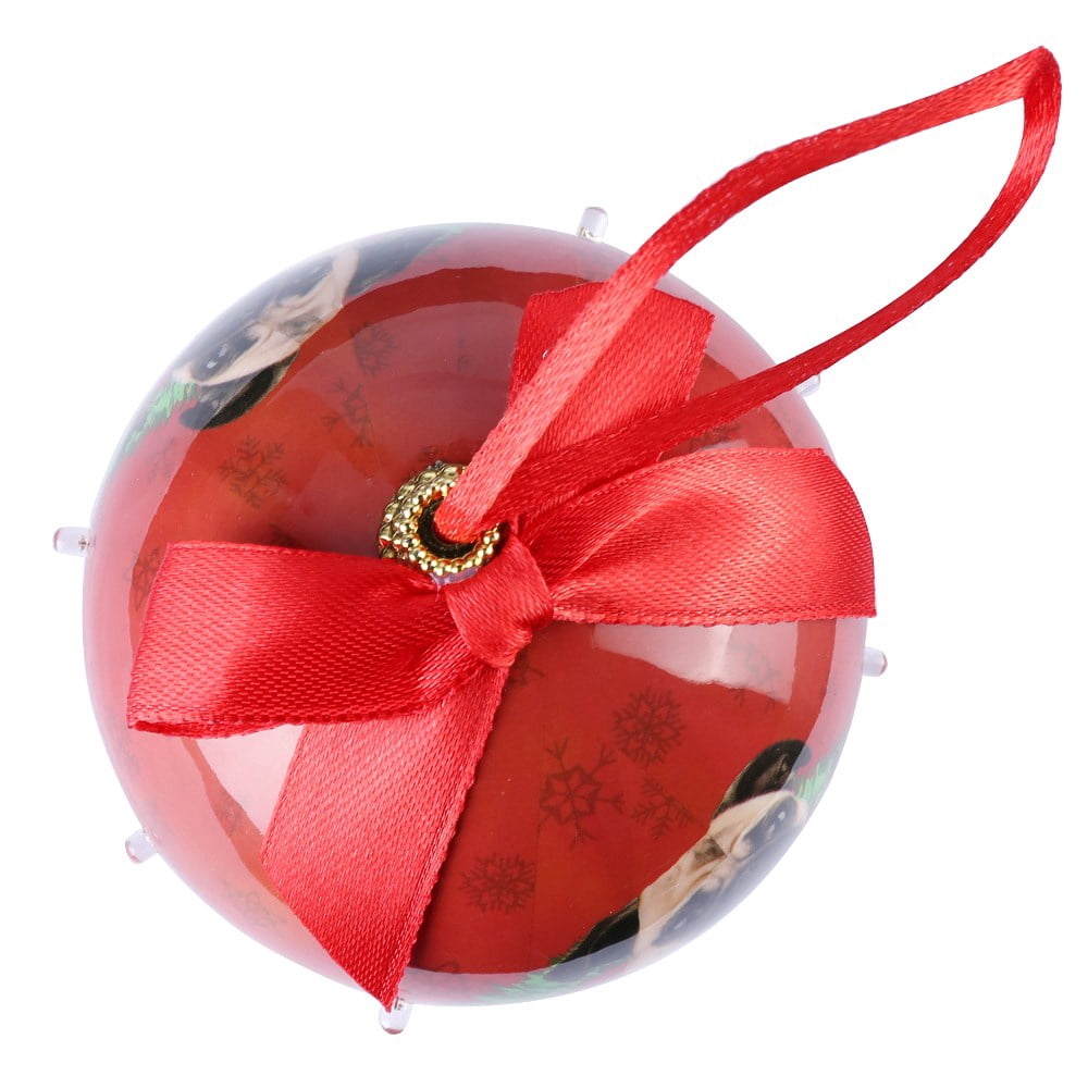 Dog Collection Twinkling Lights Christmas Ball Indoor Decorative Ornament