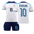 thumbnail image 1 of 28White 10C2023 Traje de jersey de fútbol de nuevo diseño para hombres y mujeres Kane 9 # Grealish 7 # Sterling 10 # Blanco Manga corta Deporte para niños Uniformes de fútbol para correr esquí esquí Gafas de esquí, 1 of 1
