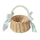 thumbnail image 1 of Tholdsy Cesta de flores con mango de perla para dama de honor romántica, ceremonia de compromiso de fiesta, diseño Simple, cestas para Videojuegos y accesorios Tipo 3, 1 of 6