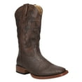 thumbnail image 2 of Roper Womens Kacey Embroidered Square Toe Cowboy  Mid Calf Boots, 2 of 5