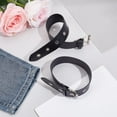 thumbnail image 4 of 2 pc 2 Pcs Traditional Kilt Extender Straps PU Leather Cuff Belt Buckles 15.8x1.3 Inch Adjustable Armbands Non Slip Sleeve Holders for Shirt Coat Jacket Dress Bags DIY Craft, 4 of 6