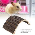 thumbnail image 4 of Spptty Hamster Ladder, Wooden Arch Bridge Hamster Ladder Rabbit Small Animals Pet Cage Accessories,Pet Arch Bridge, 4 of 8