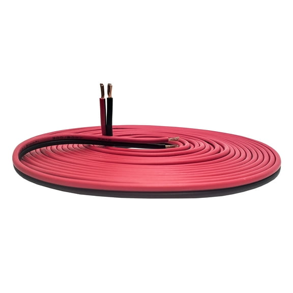 OZ-USA 20ft. Wire AWG #16 Red Black 2 Wire Copper Clad Aluminum Automotive UTV Electrical Cable 12V 24V