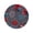Balloons Fireworks, variant on Round Premium Polyester Tablecloth Round Table Cloth Cover For Kitchen And Dining Room Hand-drawn Ink Zebra Pattern