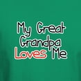 thumbnail image 3 of CafePress - My Great Grandpa Loves Me Dark T Shirt - Men's Classic Graphic Cotton T-Shirt, 3 of 4