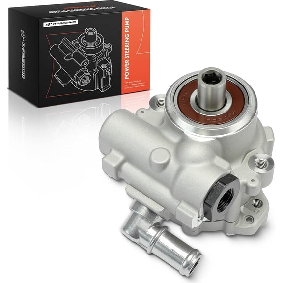 A-Premium Power Steering Pump Compatible with Cadillac CTS 2008-2014, 3.0L 3.6L, AWD, Replace # 15224339