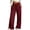 18# Deep Red, variant on Womens Wide Leg Sweatpants Baggy Drawstring High Waisted Joggers Oversized Lounge Pants Open Bottom Trousers with Pockets Dark Gray XL