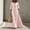 (Fashion 23)Pink, variant on Aimik Women's Button Front Ruffle Sleeve Maxi Dress V-Neck Loose Casual Flowy Long Shirt Dress Summer Dresses for Women