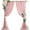 Pink, variant on Y YUNHSOM Wedding Arch Draping Fabric, Organza Arch Drapes Chiffon Fabric Drapery Decorations for Easter Bridal Shower Backdrop Outdoor Party Arches Church Ceremony (29"*19 Ft)