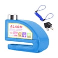 thumbnail image 1 of Candado de disco con alarma de 6 mm con pasador de bloqueo y 110 dB de seguridad para bicicleta Azul, 1 of 8