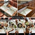thumbnail image 5 of Elegant Spring Leaf Plant Placemats Set of 4 Washable Table Mats for Kitchen Dining Table, Heat-Resistant Cotton Linen Place Mats for Indoor Outdoor Parties Holiday Decoration, Green Gold, 5 of 6