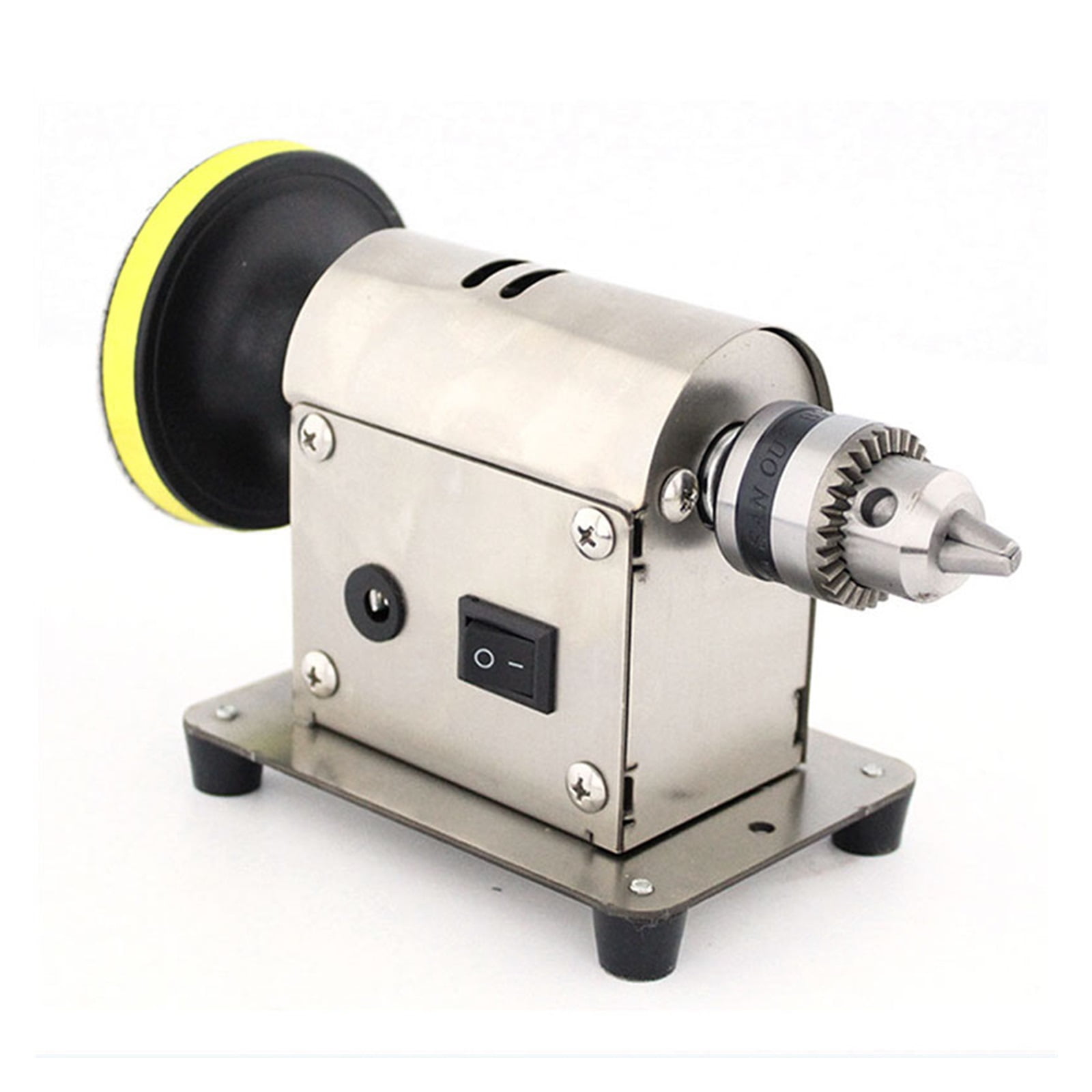 Benchtop Polishe Universal Grinding Machine Bench Lathe Polish Jewelry Rock Polishing Buffer Machine With 20pc Sandpaper