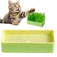 thumbnail image 2 of Cat Grass Planter - Qyaukm Cat Grass Growing Kit with Germination Tray - Indoor Gardening System for Pets, Soil-Free Planter Without Seeds, 2 of 7