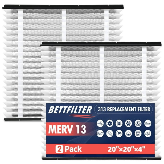 2 Pack 313 Replacement Filter,MERV 13 20 x 20 x 4,Compatible with AprilAire Whole House Air Purifiers 1310, 2310, 3310, or 4300