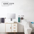 thumbnail image 2 of KOKOSIRI Bath Towel Bar Set Bathroom Hardware Accessories Set Toilet Paper Holder Towel Holder Towel Ring Coat Hook Wall Mount Stainless Steel Ploshed Chrome B09A5-CH, 2 of 7