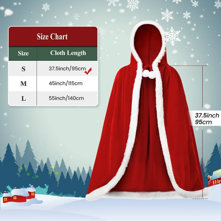 Hooded Santa Cape Hooded Santa Cape