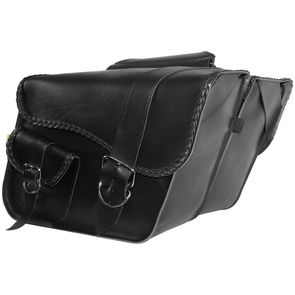 Willie and Max Ranger Braided Slant Saddlebags - 16in.W x 11in.H x 6-1/2in.D