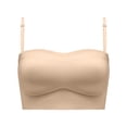 thumbnail image 2 of adviicd High Impact Sports Bras for Women Women's Plus Size Front-Close T-Back Wonderwire Underwire Beige 80 36, 2 of 5