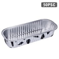 thumbnail image 1 of Caja De Lata De Freidora De Aire Freidora de aire desechable Bandeja de lata Papel de aluminio Caja de lata para hornear Bandeja para barbacoa (Blanco 50 piezas) Ehuebsd Libre de BPA, 1 of 6