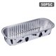 thumbnail image 2 of Caja De Lata De Freidora De Aire Freidora de aire desechable Bandeja de lata Papel de aluminio Caja de lata para hornear Bandeja para barbacoa (Blanco 50 piezas) Likrtyny Libre de BPA, 2 of 6