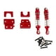 thumbnail image 1 of Juego de amortiguadores traseros RC Modelo de coche RC 1/12 Piezas de repuesto Modelo de repuesto Juguete Crawler rojo, 1 of 9