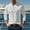 White, variant on Zylanna Men's Long Sleeve T-Shirts, Fleece Lined Crew Neck Solid Color Homewear Casual Tops for Men Black
