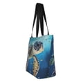 thumbnail image 4 of Bingfone Watercolor Turtle Women Shoulder Tote Bags Casual Bag Ladies Shopping Handbag, 4 of 8