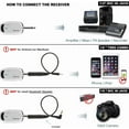 thumbnail image 4 of Wireless Headset Lavalier Microphone System -Alvoxcon Wireless Lapel Mic Best for IPhone, DSLR Camera, PA Speaker, Youtube, Podcast, Video Recording, Conference, Vlogging, Church, Interview,, 4 of 7