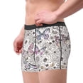 thumbnail image 3 of Wukai Vintage Butterflies Print Men’s Underwear Breathable Boxer Briefs,&nbsp;Moisture Wicking & Breathable-Large, 3 of 7