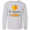 thumbnail image 3 of Inktastic St. Augustine Florida Orange in Heart Long Sleeve Youth T-Shirt, 3 of 5