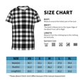 thumbnail image 2 of Wukai White And Black Plaid Youth Unisex Short Sleeve T-Shirt for Boys, Girls, Teens, and Kids-X-Small, 2 of 7