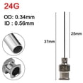 thumbnail image 2 of Aiguilles de Colle pour Distributeur en Acier Inoxydable 8G-30G, Aiguilles de Machine de Distribution en Métal, Aiguille d'Injection de Colle Industrielle 25M, 2 of 6