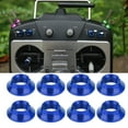 thumbnail image 5 of RC Transmitter Gear Switch Aluminum Nuts Kit Fits for FUTABA Remote Controller (Dark Blue),, 5 of 5