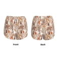 thumbnail image 5 of Picia Woodland Animals in Neutral Tones Pattern Women's 2 in 1 Athletic Running Shorts High Waisted Workout Casual Gym Sweat Shorts with Comfy Liner Zipper Pockets-Medium, 5 of 9